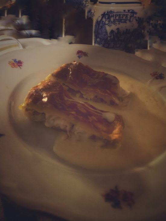 Strudel di persico al formaggio