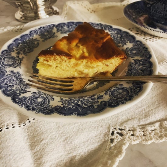 Torta ricotta e mele