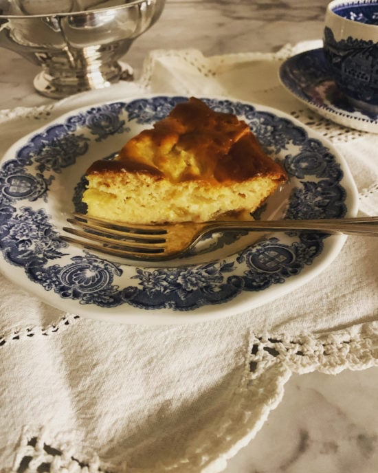 Torta ricotta e mele