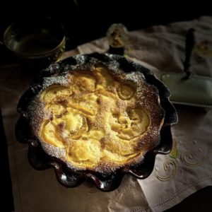 Clafoutis alle pesche