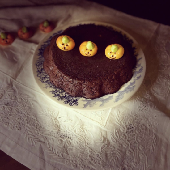 Flan al cioccolato per halloween 🎃