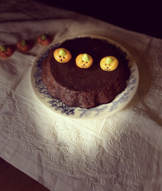 Flan al cioccolato per halloween 🎃